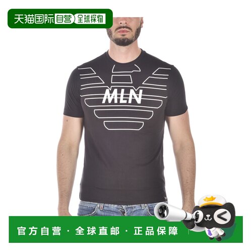 1h可退 香港直邮EMPORIO ARMANI 男士T恤 3Z1T761JPZZBLACK SS202