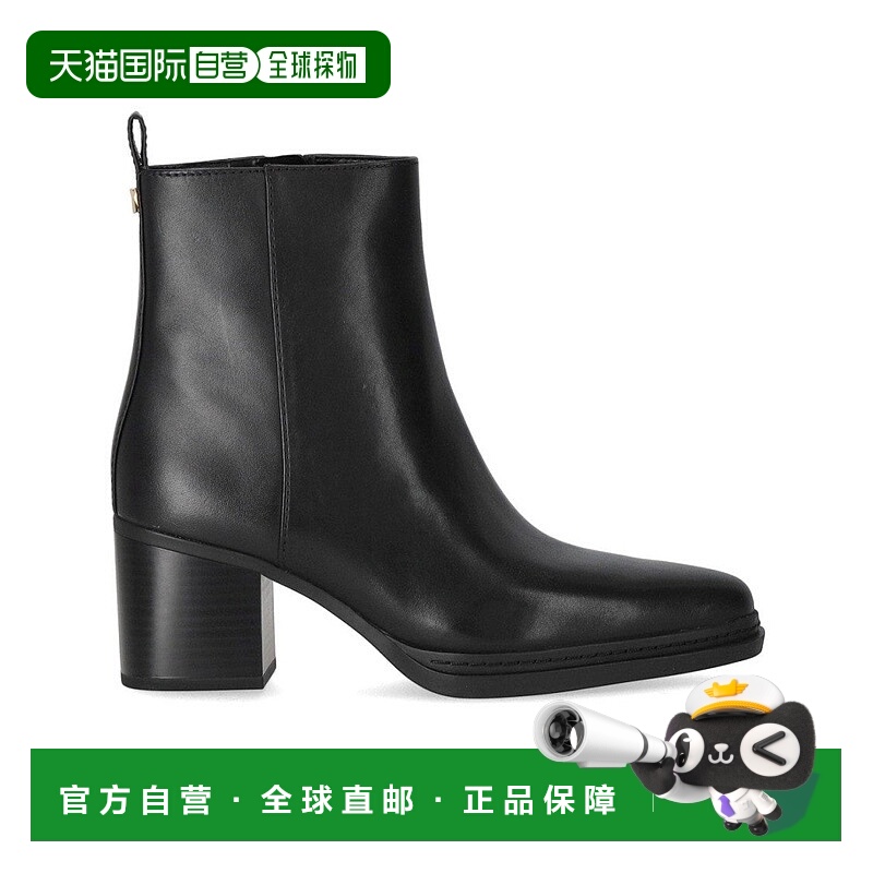 自营michael korsLex Black Heeled Ankle Boot - black 美国奥莱