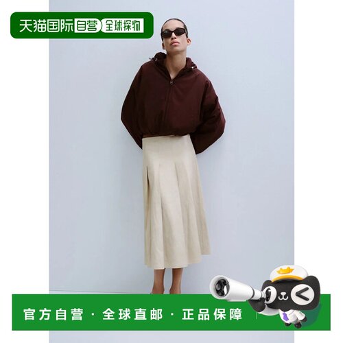 日本直邮MANGO 半身裙 SIA 自然白