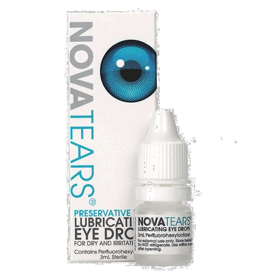 澳大利亚直邮Nova Tears润滑眼药水舒缓眼部缓解干燥3ml滴眼液