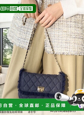 1h可退 日本直邮23区 女士 丹宁绗缝斜挎包 蓝色/藏青色 BO3DLS02