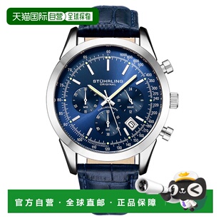 自营stuhrling originalRialto 3975L Quartz 44mm Chronograph -