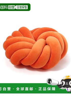 1h可退 日本直邮Francfranc 刀刃靠垫 扭曲 橙色坐垫