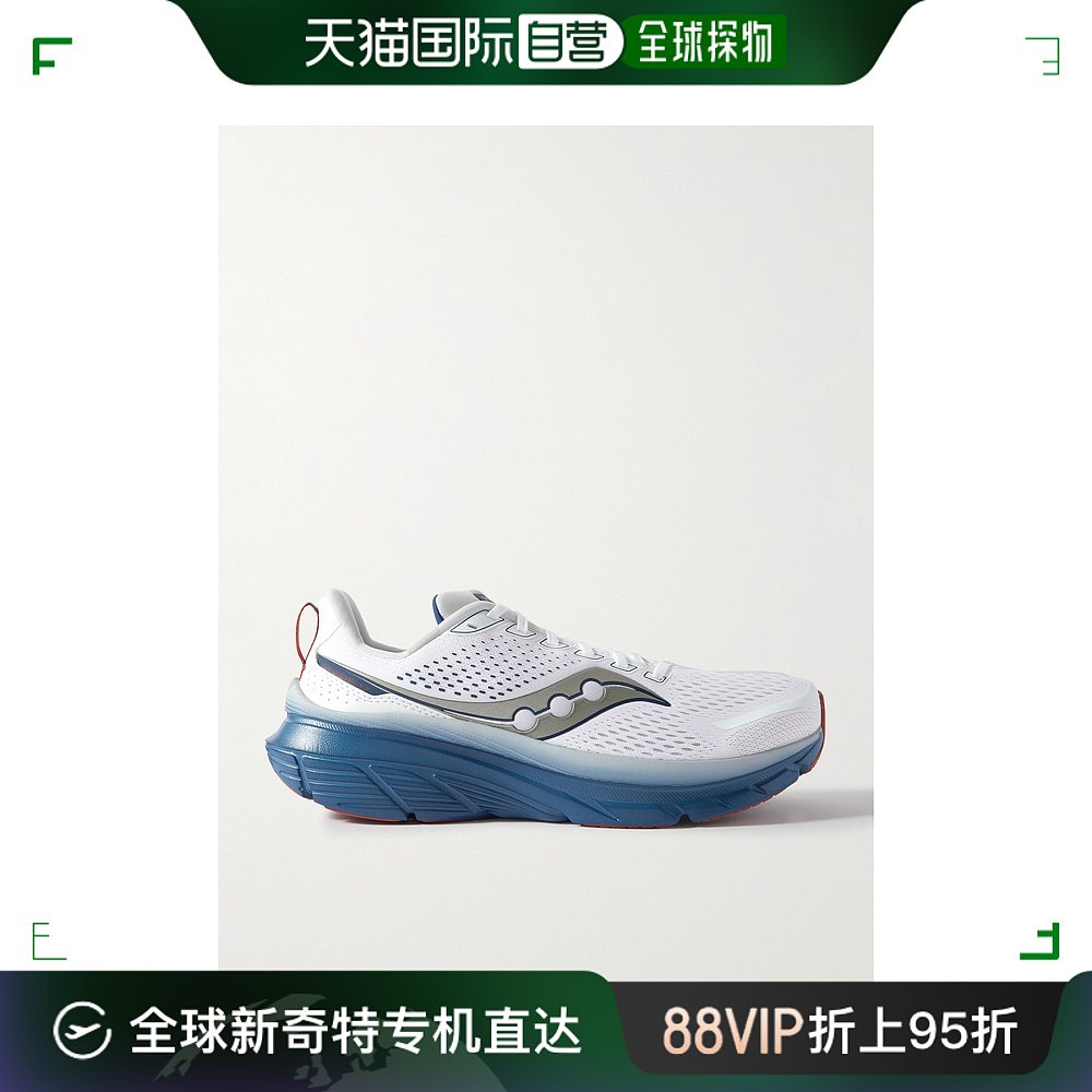 香港直邮潮奢 saucony 索康尼 男士 Guide 17 橡胶边网纱跑步鞋 S