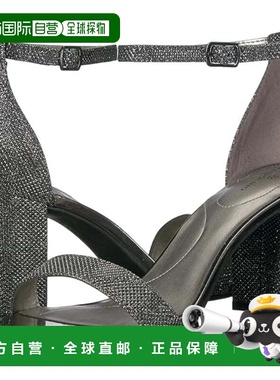 自营Bandolino Armory Sandal Women Gunmetal Glamour Ankle Str