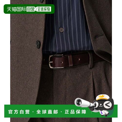日本直邮グロッシー 皮革腰带 28mm DK.BROWN