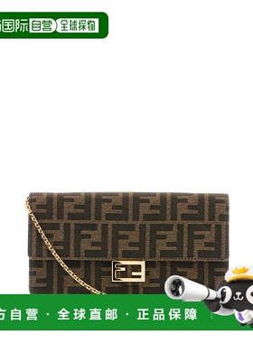 香港直邮FENDI 女士钱包 8M0498A98PF0A6E AW2025 黑色 'Baguette