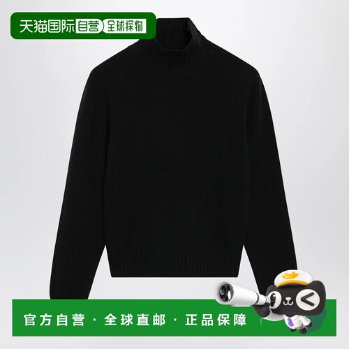 1h可退 香港直邮Ami Paris 女士针织衫 FKS833005001 AW2026 黑色