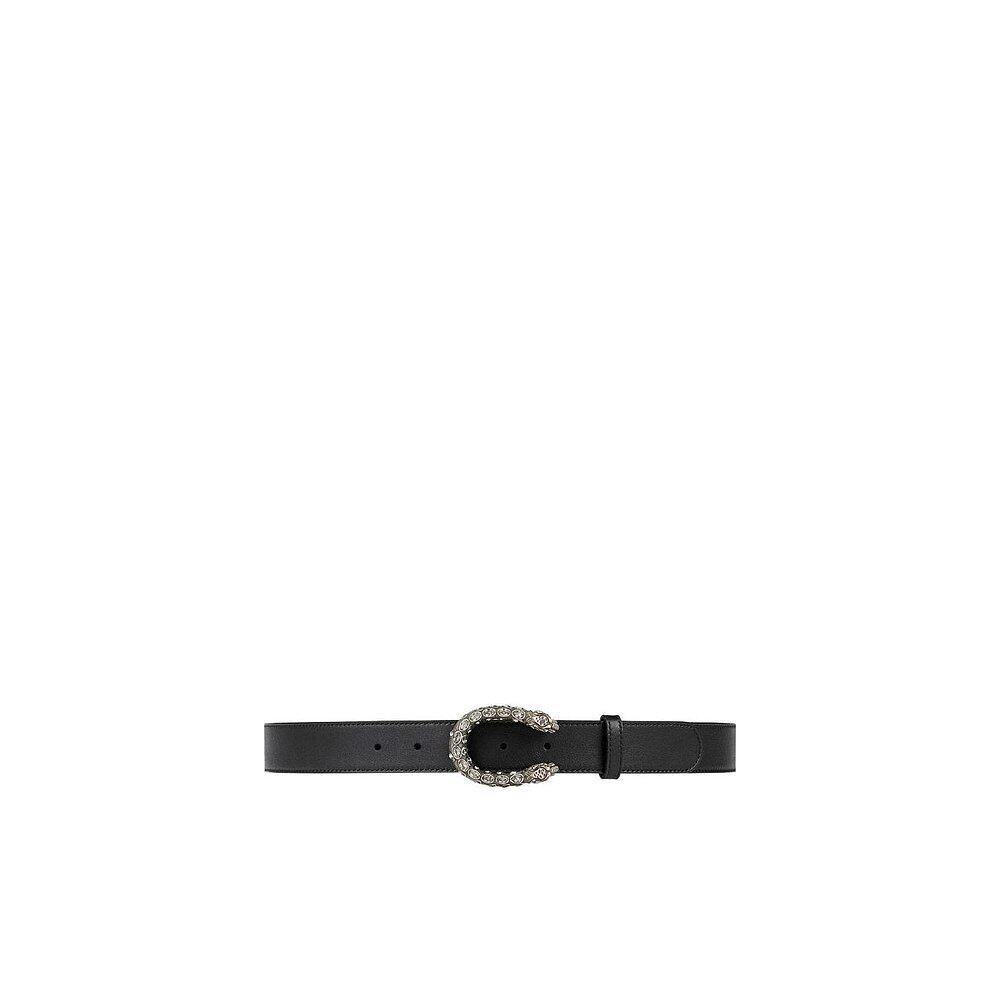 Gucci 黑色Dionysus皮带 432142AP0IN