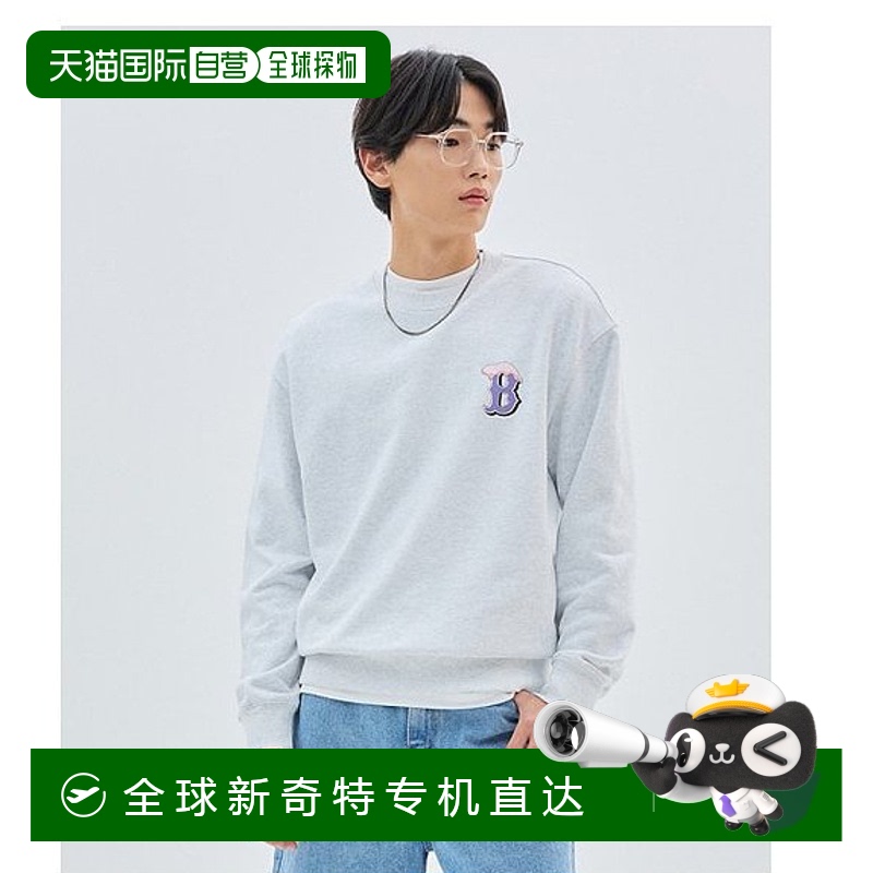 韩国直邮MLB 连帽卫衣3AMTL0134-43MGL时尚百搭潮牌 高级感正品