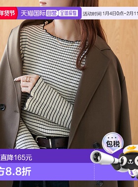 1h可退 日本直邮Discoat 女装 宽松半高领 针织内搭上衣 DCZ10523