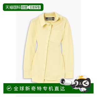 poudre Pablo 不对称粒纹衬衫 香港直邮Jacquemus 1h可退 女士