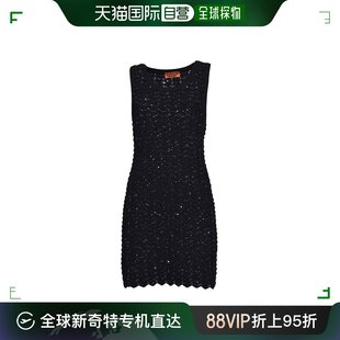 女士 Missoni MISSONI 缀饰无袖 针织迷你连 米索尼 香港直邮潮奢