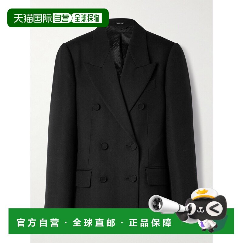 1h可退 Acne Studios 艾克妮 女士 双排扣羊毛/斜纹布西外套图片