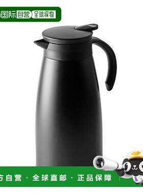 日本直邮珍珠金属BLKP热水壶不锈钢保温保冷黑色1．5L AZ 5019