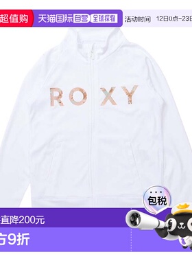 日本直邮ROXY 儿童长袖防晒泳衣 MINI ARTSY FLORAL LOGO STAND