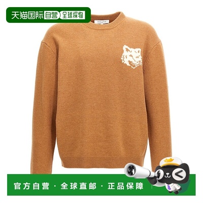 1h可退 香港直邮MAISON KITSUNE 男士 圆领针织毛衣 NM00808KM032
