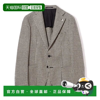 日本直邮TAGLIATORE 男士 羊毛猎犬纹修身西装外套 24160790519