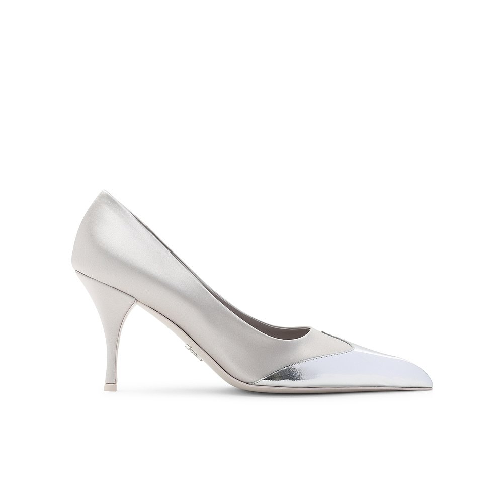 PRADA 女士高跟鞋 1I968N049FA085F0D32 SS2025 白色