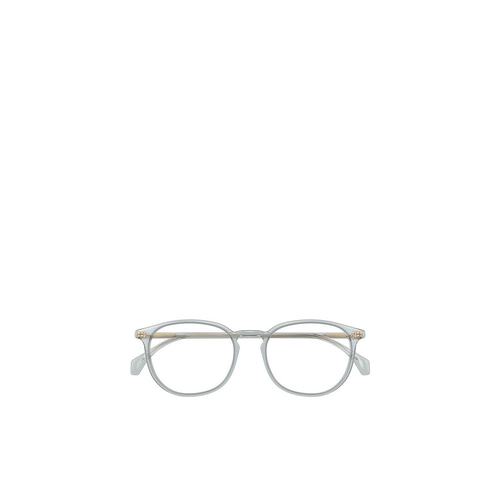 GUCCI 男士眼镜 GG0551O013 SS2025 灰色 圆框平光镜