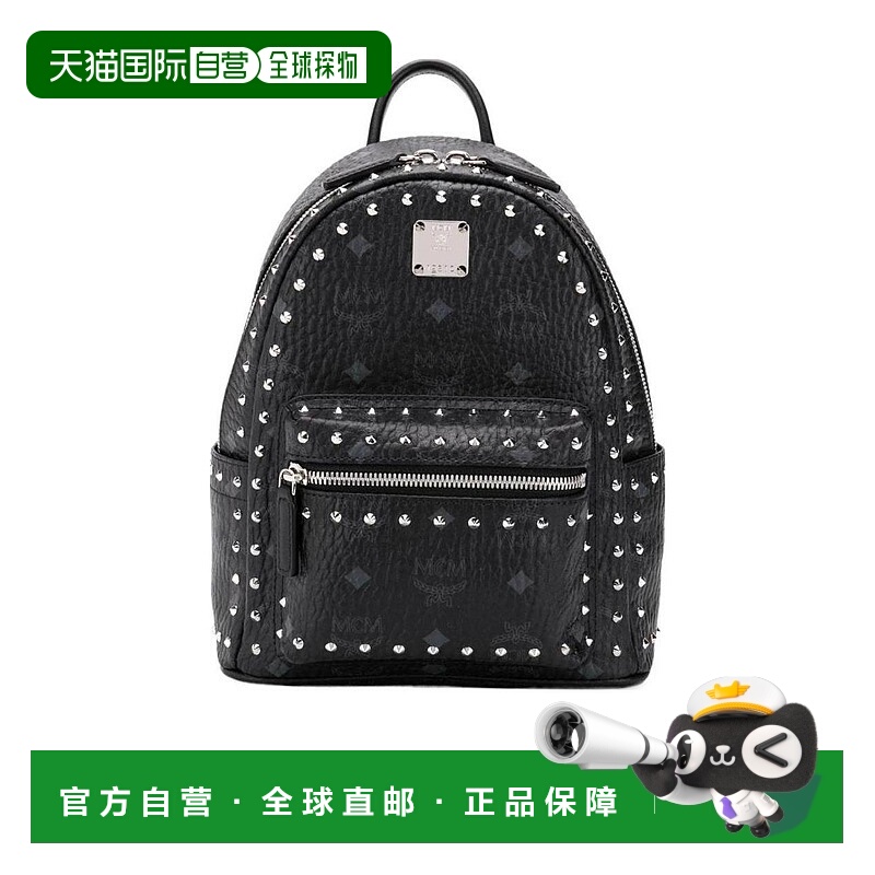 1h可退 香港直邮MCM 女士双肩包 MMK8AVE62BK001正品简约时尚百搭