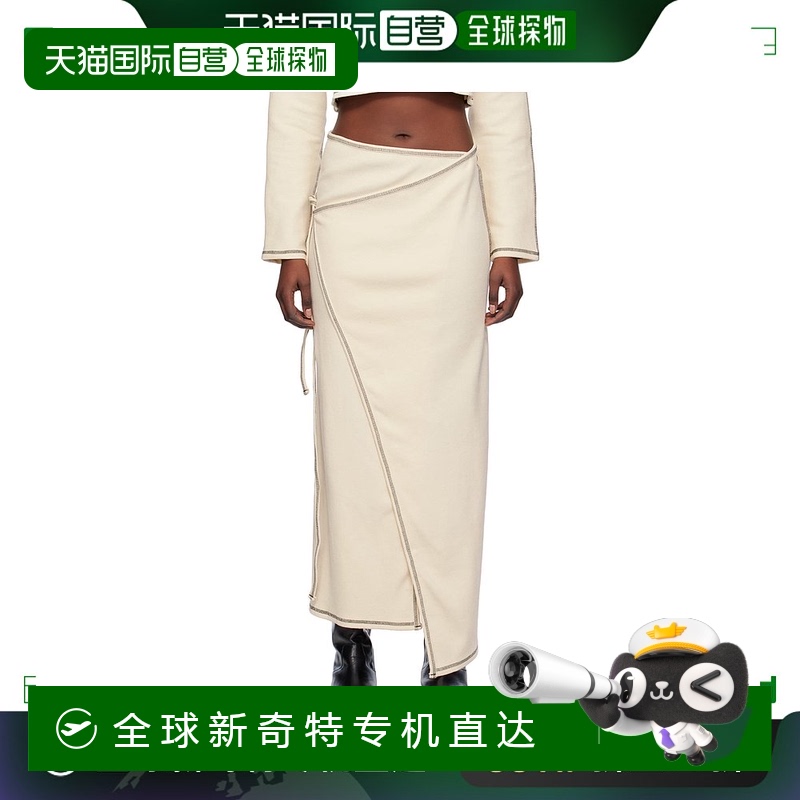 香港直邮潮奢 Baserange 女士 灰白色 Garble 半身裙 SKGWR针织
