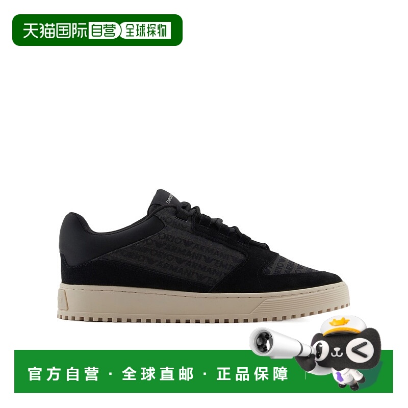 香港直邮Emporio Armani 系带低帮运动鞋 X4X636XR329