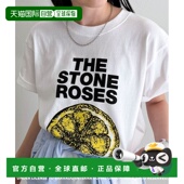 日本直邮GOOD 纯棉石玫瑰乐队短袖 ROCK 1h可退 SPEED 女士 T恤