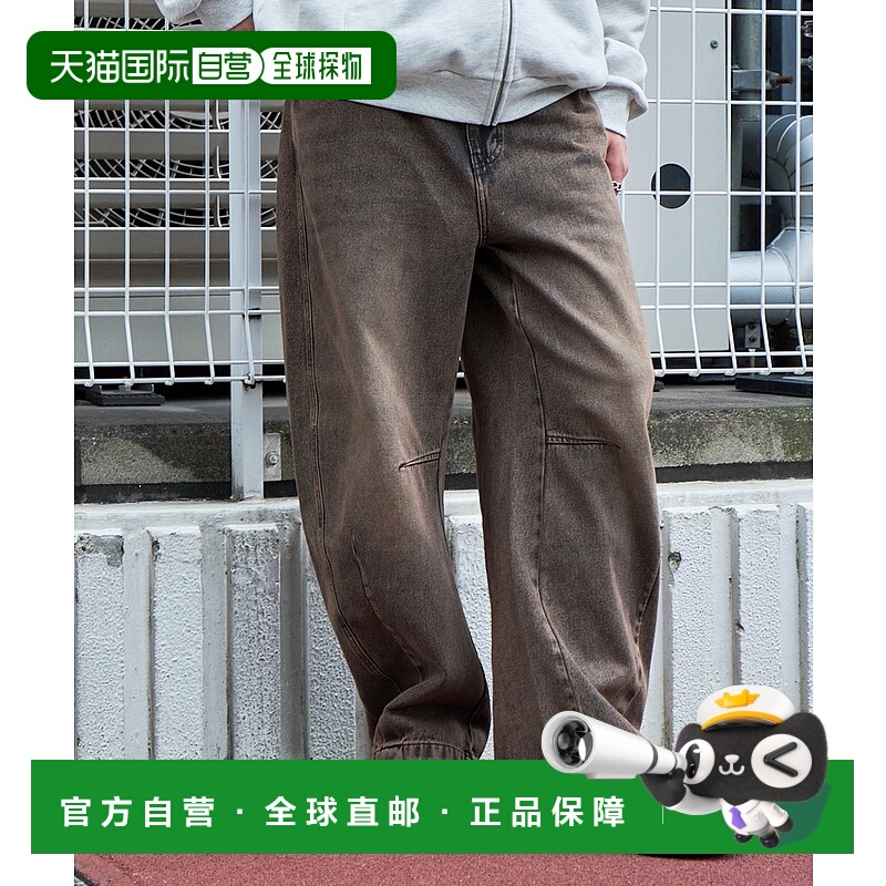 1h可退 日本直邮WEGO 男女同款秋冬新款桶型牛仔裤 WE24AW09M0010