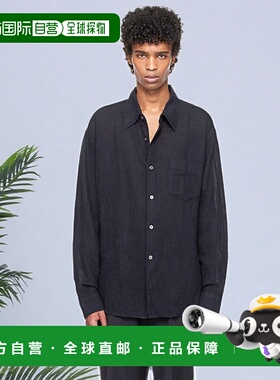 1h可退 香港直邮潮奢 Our Legacy 男士 黑色 Coco 衬衫 M2222CB