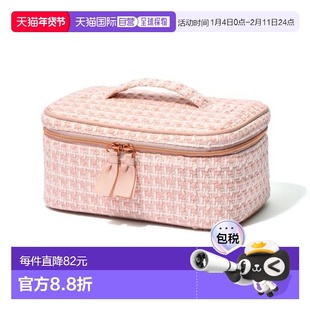 日本直邮Francfranc 粗花呢化妆包 S