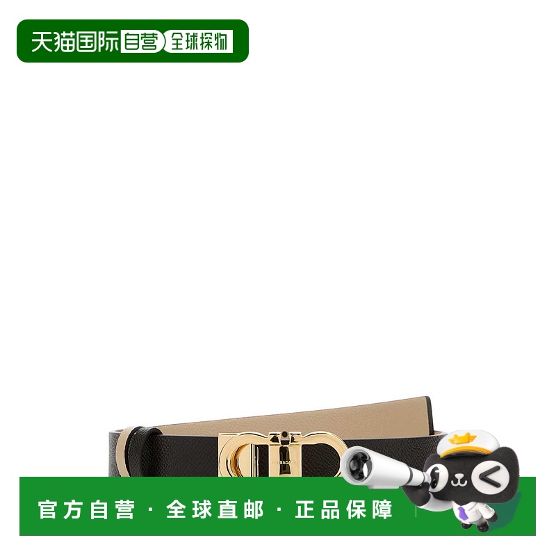 香港直邮Salvatore Ferragamo 菲拉格慕 女士 棕色皮革双面皮带 2