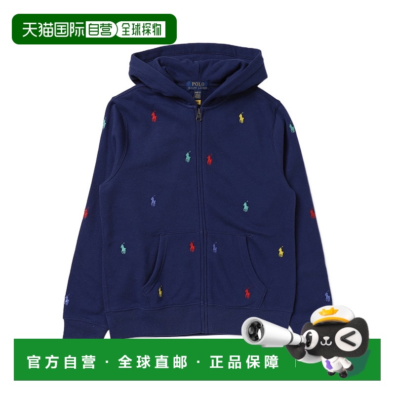 香港直邮Polo Ralph Lauren 徽标连帽卫衣 323846209长袖拉链