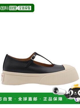香港直邮Marni 圆头平底鞋女鞋厚底松糕鞋 SNZW019103P2722