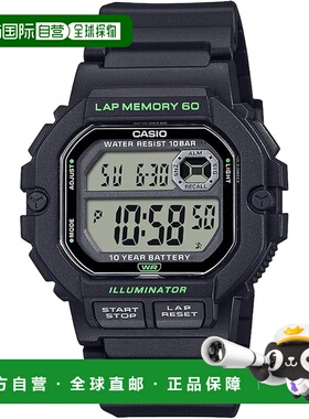 【日本直邮】卡西欧 男士电子表 WS-1400H-1AJF 黑色
