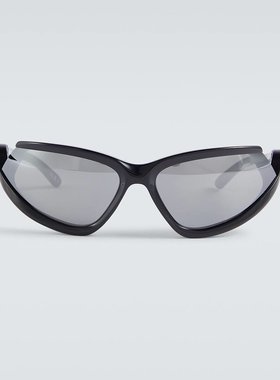 潮奢 Balenciaga 巴黎世家 男士 Xpander 边猫眼太阳眼镜 000895