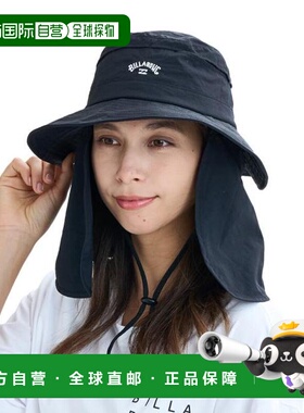 日本直邮BILLABONG 男士女士通用徒步帽 BF01C913 黑色