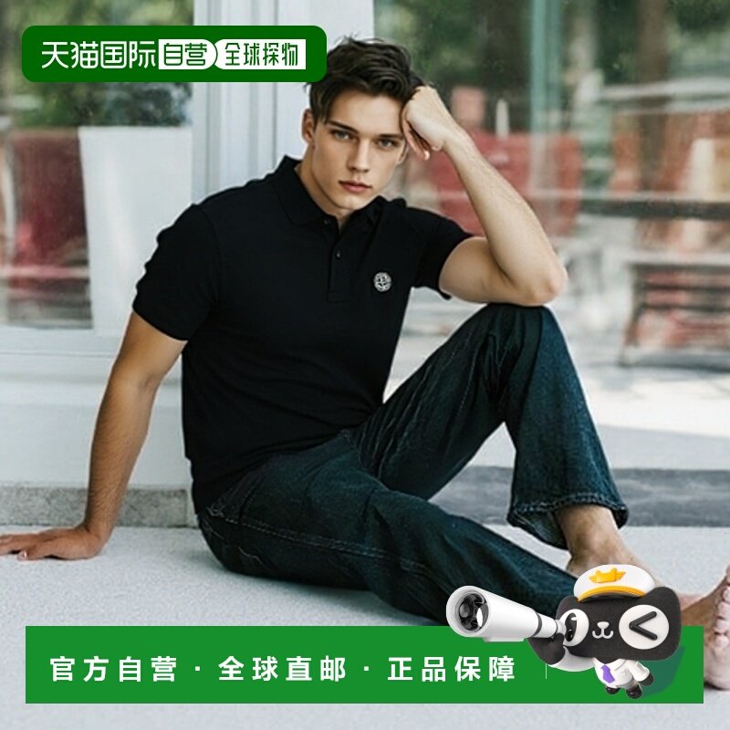 香港直邮STONE ISLAND 男士T恤 80152SC17A0020 AW2024 蓝色