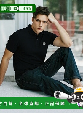 香港直邮STONE ISLAND 男士T恤 80152SC17A0020 AW2024 蓝色