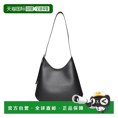 自营jil sanderEldorado Medium Bag In Black Leather - black