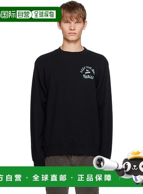 1h可退 【美国直邮】UNDERCOVER 黑色印花卫衣 男装 232414M20401