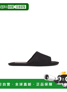 1h可退 香港直邮潮奢 The Row 女士 黑色 Frances 拖鞋 F1520W3