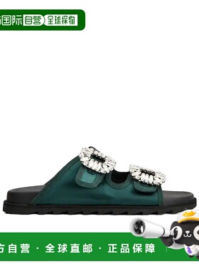 1h可退 香港直邮Roger Vivier Slidy Viv' 凉拖 RVW45844480RS0
