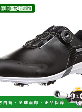 【日本直邮】Mizuno美津浓 男士高尔夫球鞋/宽 29cm黑色 51GQ2240