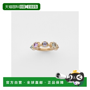 日本直邮日潮 agete 阿卡朵K5多彩宝石迷你单吊坠