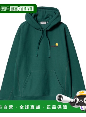 日本直邮Carhartt WIP Hooded American Script Sweatshirt 宽松