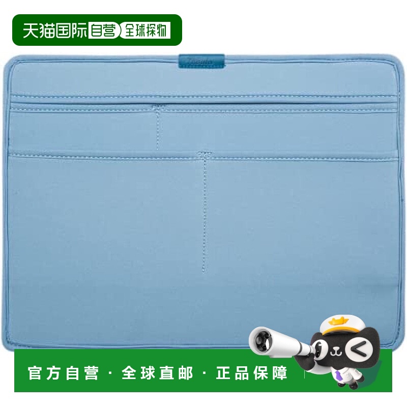 【日本直邮】Kutsuwa薄款 便携多用途收纳袋 水蓝色TA004BL