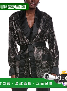 自营Etro Giacca Silk-Blend Blazer - black 美国奥莱直发