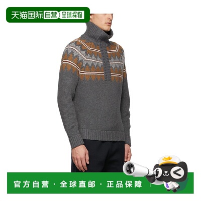 香港直邮Loro Piana Glacier 男装高领半高领毛衣套衫 FAL8834