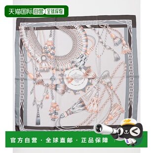 1h可退 日本直邮manipuri 女装 真丝流苏围巾 女士经典配饰 RWA60